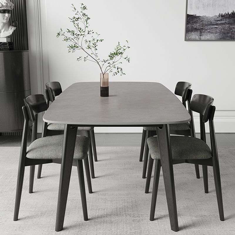 Tavolo da pranzo per la casa, sala da pranzo, tavolo da cucina moderno con cornice nera