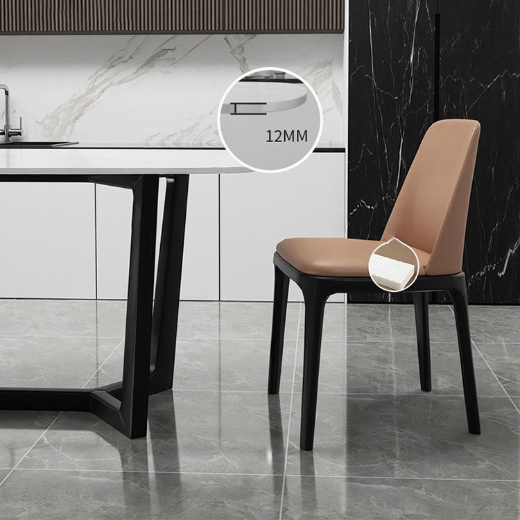 Modern Ash Wood Dinette Set 1/4/5 Pieces Rectangle Sintered Stone Top Dining Table Set Clearhalo 'Dining Room Sets' 'Dining Tables & Seating' 'dining_room_set' 'furn' 'furn_dining_room_set' 'Furniture' 'furniture_dining_room_set' 'Kitchen & Dining Furniture' 1200x1200_9f7e9686-d984-4760-96c7-b78aee9f2de6