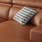 Contemporary L-Shape Sectional Cushion Back Adjustable Sectional