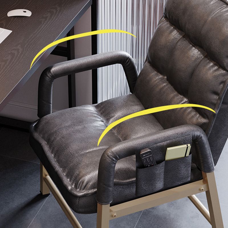 Modern Computer Chair Adjustable Back Height Office Chair with Upholstered Clearhalo 'furn' 'furn_office_chair' 'Furniture' 'Office Chairs' 'Office Furniture' 'office_chair' 1200x1200_9f824eb5-729d-4bdb-b0a2-934a600377d4