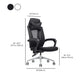 Modern Padded Arms Office Chair Tilt Mechanism Ergonomic Desk Chair with Wheels Clearhalo 'furn' 'furn_office_chair' 'Furniture' 'Office Chairs' 'Office Furniture' 'office_chair' 1200x1200_9f84b8be-1957-4623-8edc-b025f97e9675