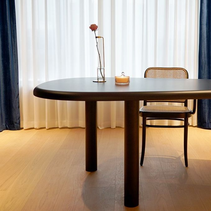 フリーフォーム産業スタイルの作業テーブルソリッドウッドオフィスデスク