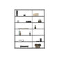 Metal Bookcase Minimalist Book Shelf with Rectangular Shelves Clearhalo 'Bookcases' 'furn' 'furn_bookcases' 'Furniture' 'furniture_bookcases' 'kitchen' 'kitchen_bookcases' 'Living Room Furniture' 'Office Furniture' 1200x1200_9f862343-21bf-40ae-a8ef-89bfa2745ec2