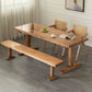 Solid Wood Dining Set 1/4/5 Pcs Rectangle Dining Table and Chair with Arm Clearhalo 'Dining Room Sets' 'Dining Tables & Seating' 'dining_room_set' 'furn' 'furn_dining_room_set' 'Furniture' 'Kitchen & Dining Furniture' 1200x1200_9f885da5-746e-42bb-b333-2e17a0b3c433