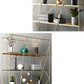 Libreria etagere industriale Metal 4 mensole aperte libreria
