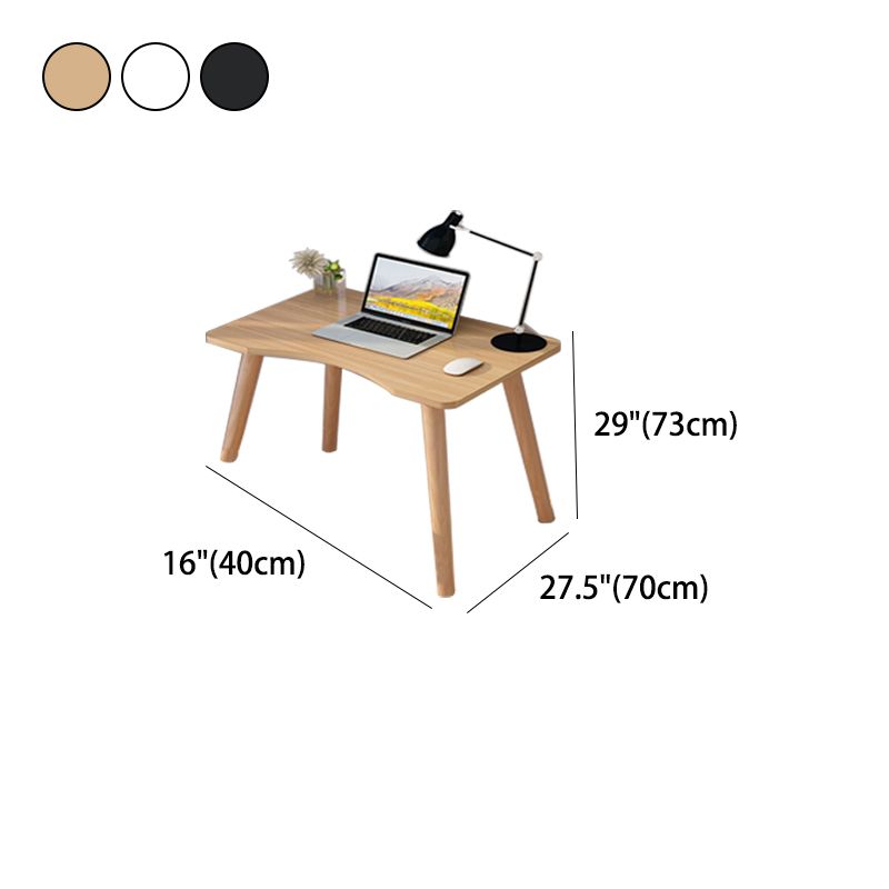 29 "H houten kantoor bureau modern schrijfbureau met 4 poten voor thuiskantoor