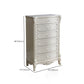 Commode de rangement traditionnelle, commode en bois massif pour la maison