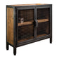 Industrial Cabinet Distressed Wood With Doors Bar Pulls Rectangle Accent Cabinet Clearhalo 'Cabinets & Chests' 'cabinets_chests' 'furn' 'furn_cabinets_chests' 'Furniture' 'Living Room Furniture' 1200x1200_9f8a0150-0028-4218-a5d7-ca1a46505d1d