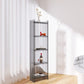 Acrylic Bookcase Scandinavian Style Closed Back Bookshelf for Office and Study Room Clearhalo 'Bookcases' 'furn' 'furn_bookcases' 'Furniture' 'furniture_bookcases' 'kitchen' 'kitchen_bookcases' 'Living Room Furniture' 'Office Furniture' 1200x1200_9f8b5071-83dd-4769-ae13-2cdd5354d60f