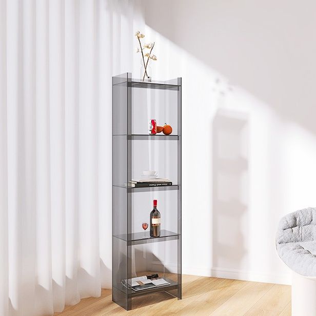 Acrylic Bookcase Scandinavian Style Closed Back Bookshelf for Office and Study Room Clearhalo 'Bookcases' 'furn' 'furn_bookcases' 'Furniture' 'furniture_bookcases' 'kitchen' 'kitchen_bookcases' 'Living Room Furniture' 'Office Furniture' 1200x1200_9f8b5071-83dd-4769-ae13-2cdd5354d60f