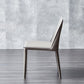 Chaises de salle à manger en cuir contemporain chaises latérales sans jambes en métal pour cuisine