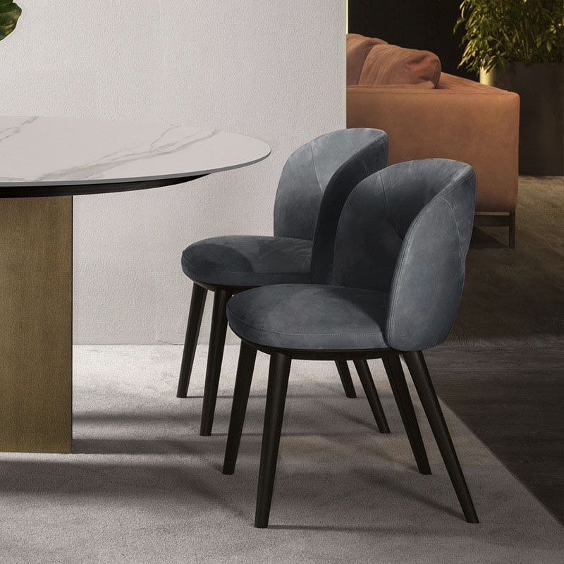 Parsons zijstoel eigentijdse houten keuken eetkamerstoel