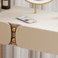 13.77 "Large Vanity Vanity White Makeup Vanity Desk Table avec 2/6 tiroirs