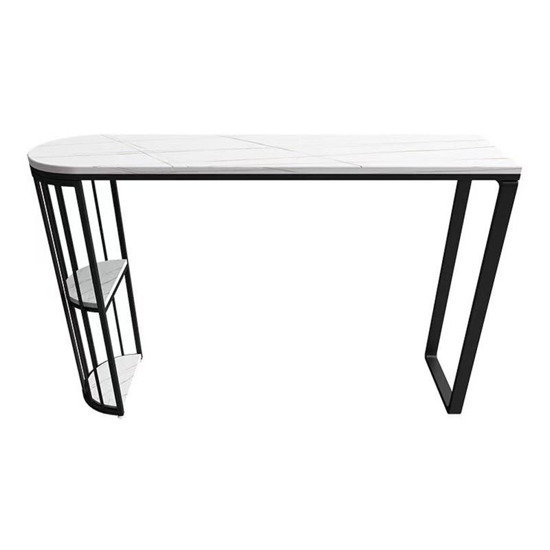 Stone Bar eettafel moderne balktafel met dubbele voetstuk voor woonkamer keuken
