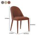 Leather Parsons Chair Modern Furniture in Matte Finish for Indoor Clearhalo 'Dining Chairs' 'Dining Tables & Seating' 'dining_chair' 'furn' 'furn_dining_chair' 'Furniture' 'Kitchen & Dining Furniture' 1200x1200_9f8df0ed-23aa-4437-9eea-2fe918768f0c