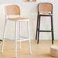 Nordic Plastic Simple Barstool Indoor Tall Stool with Imitation Rattan Seat Clearhalo 'Bar Furniture' 'Bar Stools' 'bar_stools' 'furn' 'furn_bar_stools' 'furniture_bar_stools' 'Kitchen & Dining Furniture' 'kitchen&dining_furn' 'kitchen' 'kitchen_furn' Furniture' 1200x1200_9f8ec272-19ed-4575-b89e-ba8cc70a06b7