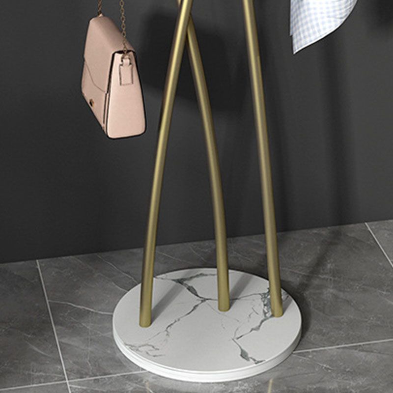 ステンレススチールコートラックフリーランディングコートラックラグジュアリーブランチホールスタンド