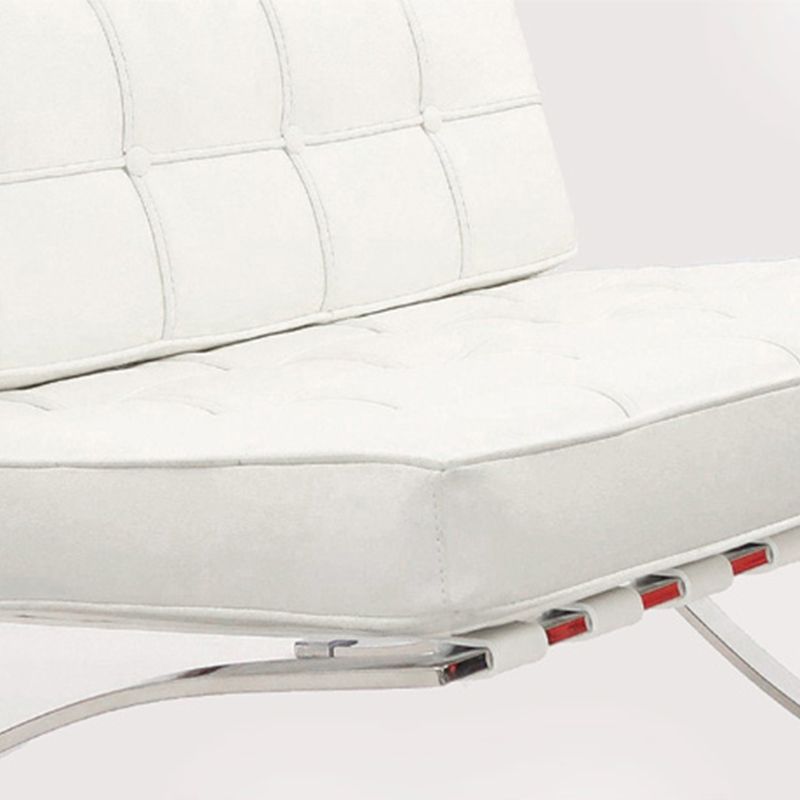 Faux Leather Accent Chair 29.52" L x 30.70" W x 30.70" H Tufted Lounge Chair Clearhalo 'Accent Chairs' 'accent_chairs' 'Chairs & Seating' 'furn' 'furn_accent_chairs' 'Furniture' 'Living Room Furniture' 1200x1200_9f91d144-c0a7-414f-8497-00b45daf59e5