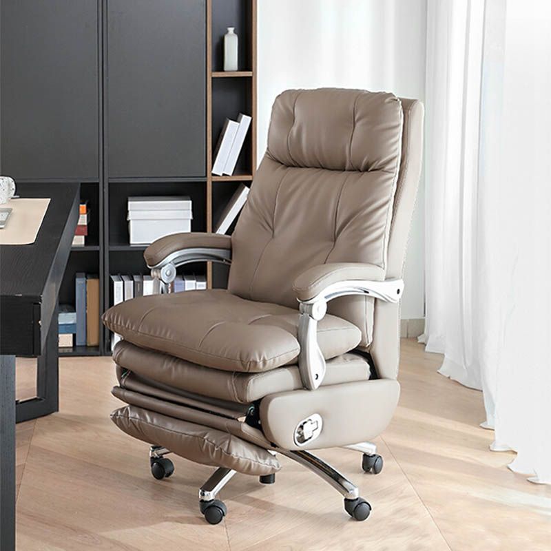 Moderne Swivel stoel verstelbare stoelhoogte voetsteun stoel met wielen