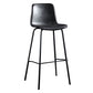 Faux Leather Dining Stools Low Back Bucket Bar Stools with Metal Legs Clearhalo 'Bar Furniture' 'Bar Stools' 'bar_stools' 'furn' 'furn_bar_stools' 'Furniture' 'Kitchen & Dining Furniture' 1200x1200_9f93613c-56e8-42e0-9f46-be60e76abca1