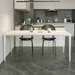 Modern Style Sintered Stone Dining Table 4 Legs Rectangular Table in White Clearhalo ' dining_table' 'Dining Tables & Seating' 'Dining Tables' 'Furniture' 'furniture_dining_table' 'Kitchen & Dining Furniture' 'kitchen&dining_furn' 'kitchen' 'kitchen_dining_table' 1200x1200_9f93b032-8a81-4ce2-9567-ab94f803c075