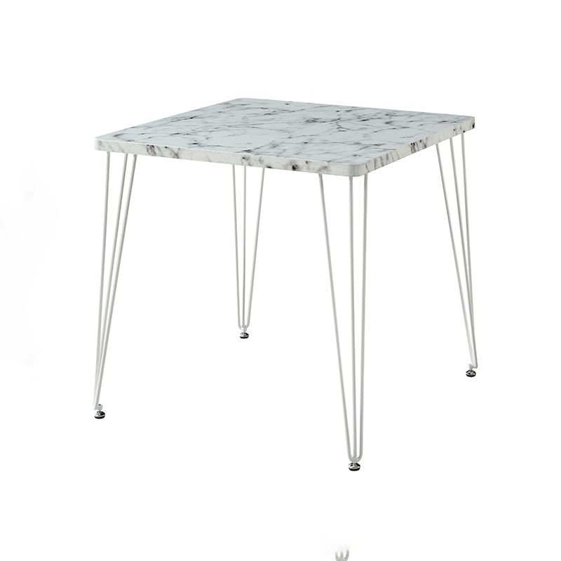 Industrial Style Square Dining Table 4 Legs Dining Site Table for Dining Room Clearhalo ' dining_table' 'Dining Tables & Seating' 'Dining Tables' 'furn' 'furn_dining_table' 'Furniture' 'furniture_dining_table' 'Kitchen & Dining Furniture' 'kitchen&dining_furn' 'kitchen' 'kitchen_dining_table' 1200x1200_9f966f8b-a3a9-460b-95da-85e60fc03b1b