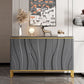 Hedendaagse stijl Credenza Stone Dining Buffet met kasten
