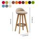 Contemporary Fabric Bar Stools 33.5-inch Natural Counter Chair with Cushion Clearhalo 'Bar Furniture' 'Bar Stools' 'bar_stools' 'furn' 'furn_bar_stools' 'furniture_bar_stools' 'Kitchen & Dining Furniture' 'kitchen&dining_furn' 'kitchen' 'kitchen_furn' Furniture' 1200x1200_9f99fed8-17d2-4660-b6b1-92d842fbbfb4