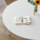 Contemporary White Stone Table Round Dining Table for Kitchen Clearhalo 'Dining Tables & Seating' 'Dining Tables' 'dining_table' 'furn' 'furn_dining_table' 'Furniture' 'Kitchen & Dining Furniture' 1200x1200_9f9b2c9e-05ab-4937-a1ff-910926606399