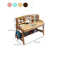 Modern Wood Verstelbaar Writing Desk Home Office Desk met planken