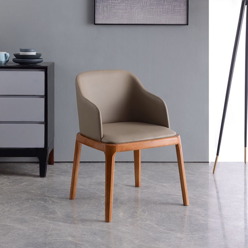 Glam Scandinavian Ash Wood Chairs Solid Back Arm Kitchen Dining Chair Set Clearhalo ' kitchen&dining_furn' 'Dining Chairs' 'Dining Tables & Seating' 'dining_chair' 'furn' 'furn_dining_chair' 'Furniture' 'furniture_dining_chair' 'Kitchen & Dining Furniture' 'kitchen' 1200x1200_9f9f26e9-f575-4243-ac08-4ec65a63331c