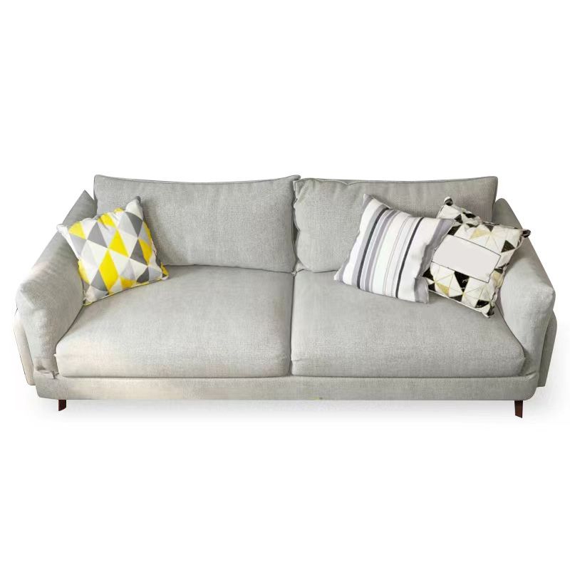 Pillow Top Arm Sofa 29.53" D x 27.56" H 3 -Seat Cushions Wooden Seating Clearhalo 'furn' 'furn_sofas' 'Furniture' 'furniture_sofas' 'kitchen' 'kitchen_sofas' 'Living Room Furniture' 'Sofa' 'sofas' 1200x1200_9fa163d3-5db0-42d2-9c18-8e5a4675e2af