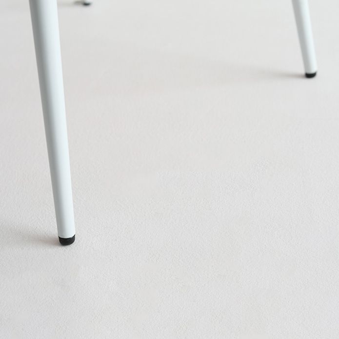 Moderna sala da pranzo imbottita sedia da pranzo in plastica in plastica