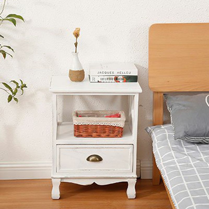 Commode en bois massif de coffre de rangement côtier avec 1/2/3/4 tiroirs, largeur de 11,7 pouces