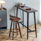 Matte Finish Wooden Rectangle Bar Table with Trestle for Living Room Clearhalo 'Bar Furniture' 'Bar Tables' 'bar_tables' 'furn' 'furn_bar_tables' 'Furniture' 'Kitchen & Dining Furniture' 1200x1200_9fa4449e-c1a8-4dfe-91a5-5043c9fd6be0