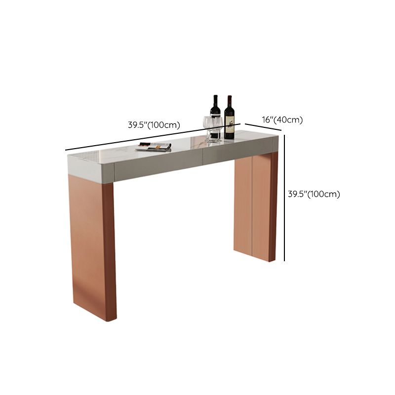 Orange Bar Stool and Table Set Contemporary 1/2/3 Pieces Bar Table Set Clearhalo 'Bar Furniture' 'furn' 'furn_home_bar_bar_sets' 'Furniture' 'Home Bars & Bar Sets' 'home_bar_bar_sets' 'Kitchen & Dining Furniture' 1200x1200_9fa5401a-62b3-497b-a852-8f906c52452e