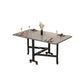 Table à manger rectangulaire moderne extensible pour salle à manger