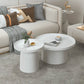 Mid-Century Iron Coffee Table Pedestal Round Tray Top Cocktail Table Set Clearhalo 'Coffee & Accent Tables' 'Coffee Tables' 'coffee_tables' 'furn' 'furn_coffee_tables' 'Furniture' 'Living Room Furniture' 1200x1200_9fac41a8-a85f-40a6-8cef-ac0dbf9ade2d