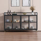 Rettangole Sideboard Home Scheda di lusso Sinterizzato Sinterizzazione Sideboard Abbazzinamento con porta di vetro
