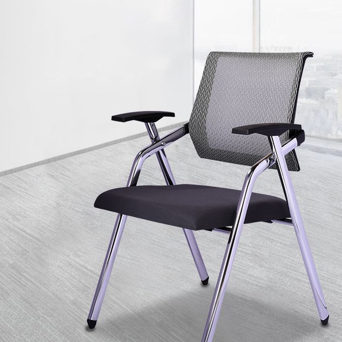 Mid Back Mesh Conference Chair Modern Fixed Arms Office Chair for Home Office Clearhalo 'furn' 'furn_office_chair' 'Furniture' 'Office Chairs' 'Office Furniture' 'office_chair' 1200x1200_9fb0a23f-9d4e-4205-a2b8-27a000e2bfc9