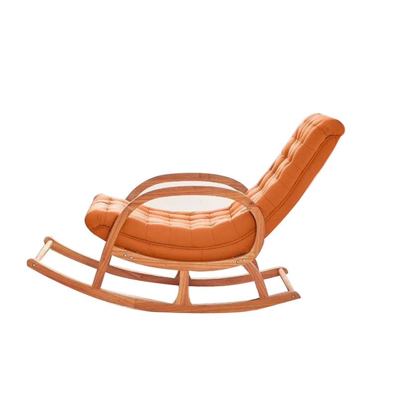 Chaise à bascule de style moderne chaise à bascule en bois pour le salon et la chambre