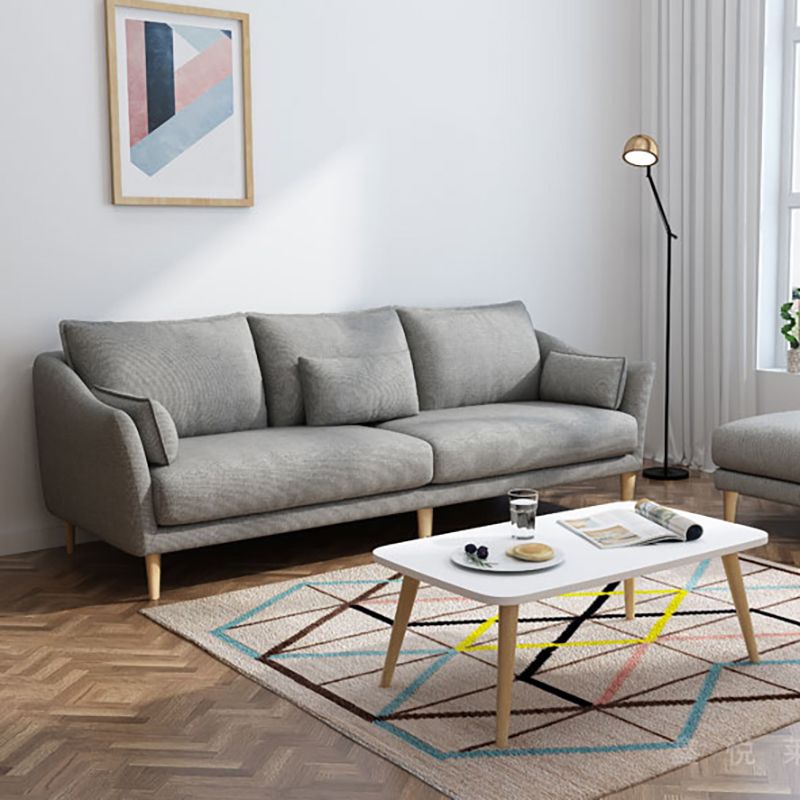 Pure Color Sofa Charles Of London Sofa for Room and Dining Room Clearhalo 'furn' 'furn_sofas' 'Furniture' 'furniture_sofas' 'kitchen' 'kitchen_sofas' 'Living Room Furniture' 'Sofa' 'sofas' 1200x1200_9fb35197-ec0d-484f-97f8-97b68c5d4e53