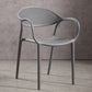 Scandinavian Plastic Arm Chair Open Back Kitchen Dining Room Chair Clearhalo 'Dining Chairs' 'Dining Tables & Seating' 'dining_chair' 'furn' 'furn_dining_chair' 'Furniture' 'Kitchen & Dining Furniture' 1200x1200_9fb3b152-be4e-4059-ae27-12f3cb2ed718