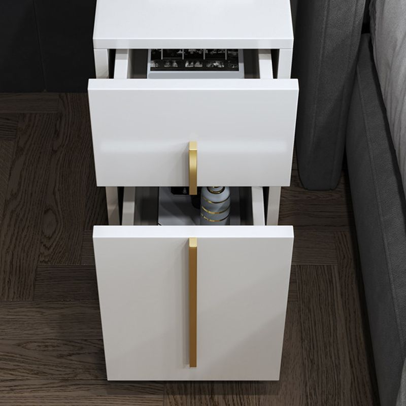 18.9 "de altura Mesa de 2 cortaveras de la madera de madera sólida Mesa Nightsanding