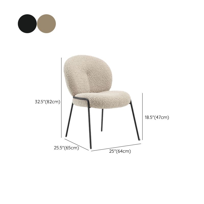 Silla de comedor tapizada contemporánea Silla Parsons de comedor