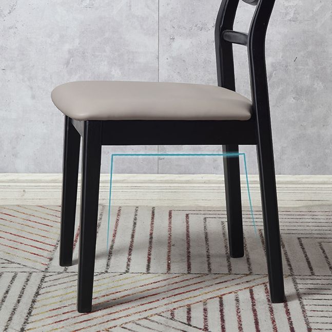 Traditional Indoor Dining Side Chair Wood Finish Ladder Back Stacking Dining Chair Clearhalo ' kitchen&dining_furn' 'Dining Chairs' 'Dining Tables & Seating' 'dining_chair' 'furn' 'furn_dining_chair' 'Furniture' 'furniture_dining_chair' 'Kitchen & Dining Furniture' 'kitchen' 1200x1200_9fb8f0cf-0cb0-4702-92b0-d8c082518693