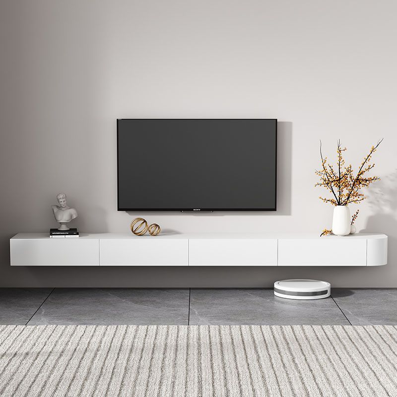 Zwevende tv-standaard Moderne tv-standaardconsole met lades