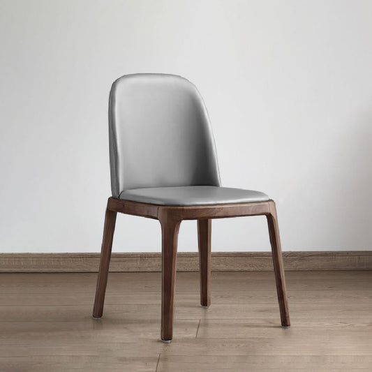 Industrial Ash Leather Side Chair Matte Finish Parsons Dining Chair (Set of 2) Clearhalo ' kitchen&dining_furn' 'Dining Chairs' 'Dining Tables & Seating' 'dining_chair' 'furn' 'furn_dining_chair' 'Furniture' 'furniture_dining_chair' 'Kitchen & Dining Furniture' 'kitchen' 1200x1200_9fbab768-c088-4684-96cf-4d3abd32c51a