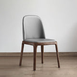 Industrial Ash Leather Side Chair Matte Finish Parsons Dining Chair (Set of 2) Clearhalo ' kitchen&dining_furn' 'Dining Chairs' 'Dining Tables & Seating' 'dining_chair' 'furn' 'furn_dining_chair' 'Furniture' 'furniture_dining_chair' 'Kitchen & Dining Furniture' 'kitchen' 1200x1200_9fbab768-c088-4684-96cf-4d3abd32c51a