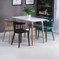 Sillas sin brazo de silla de comedor de estilo contemporáneo con patas de plástico para el hogar